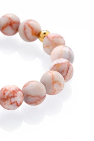 Pavučinový mramor náramok