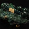 Trimakasi náramok Malachit