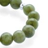 Zelený jadeit náramok