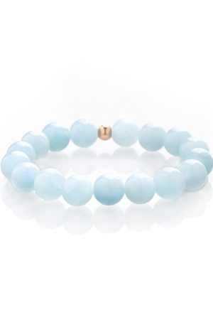 Matný avanturín - náramok rose gold