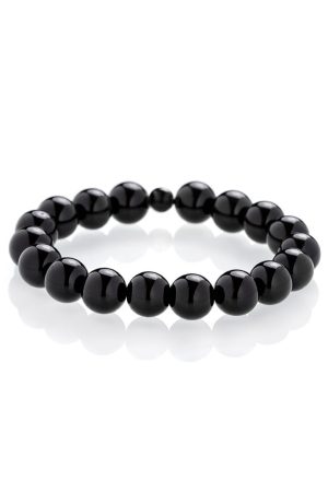 Čierny obsidián - náramok black