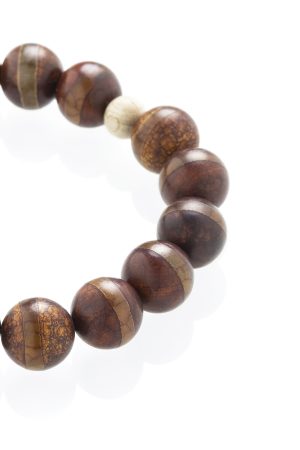 tibetský hnedý náramok