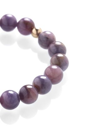 Korund (růžový Zafír) - náramok