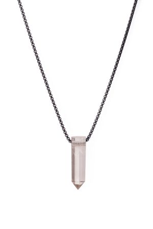 Pánsky náhrdelník Kryštál dymového kremeňa