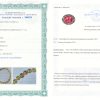 Peridot náramok: certifikát pravosti referenčnej vzorky - nie je súčasťou predaja