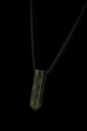 Serpentinit náhrdelník pre mužov