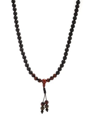 Mala náhrdelník s lávovým kameňom