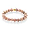Pastelový rodochrozit - náramok
