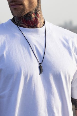 Pánsky náhrdelník Tesák z labradoritu