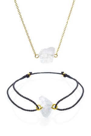 Krištáľ sada šperkov