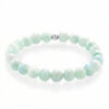 Larimar náramok – strieborný
