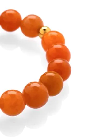 Oranžový avanturín náramok
