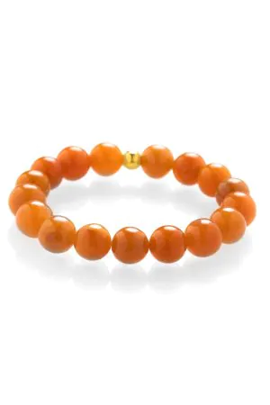 Oranžový avanturín - náramok