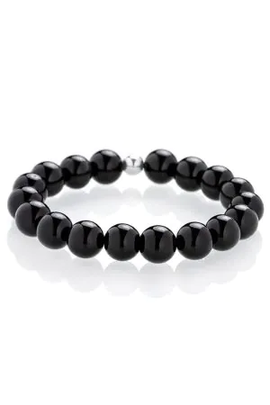Čierny obsidián - náramok